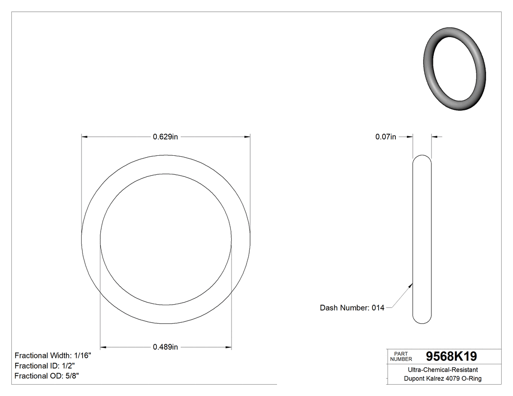 Technical drawing - 9568K19